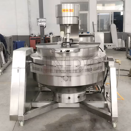 Mélangeur de cuisine à agitation planétaire automatique, Machine à cuisson industrielle, bouilloire à gaz